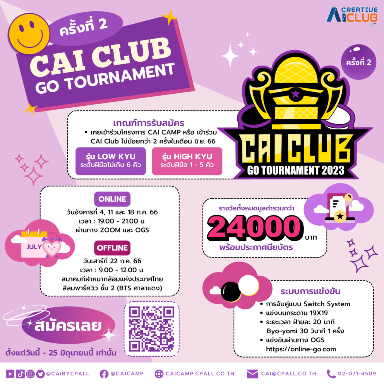 กติกา GO Tournament 2023